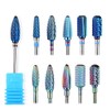 도매브릿지 Nail Art Tungsten Drill Bits 28 Types Blue Rainbow Gold