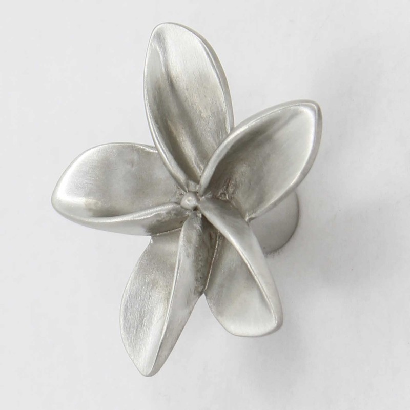 Costello Coastal - Plumeria Cabinet Knobs 2-Pack (Small)| Frangipani Flower