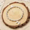 Philip Jones Letter Z Initial Stretch Bracelet Created with Zircondia®