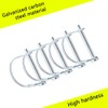 Ruidee 5 Pcs D-Shape 6x55mm Wire Lock Pin Heavy Duty