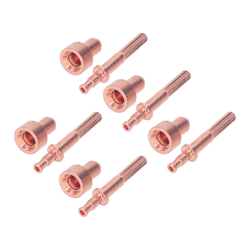 10Pcs Nozzle Electrode Kit Brass 64006510 Electrode 64006514 Nozzle Tip