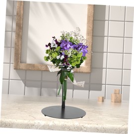 Operitacx Flower Bouquets for Wedding Table Top Display Stand Ornament Display Stand Bouquet Support Stand Wedding Floral Stand Desktop Bouquet Fixator Adjustable Bouquet Stand Iron Holder