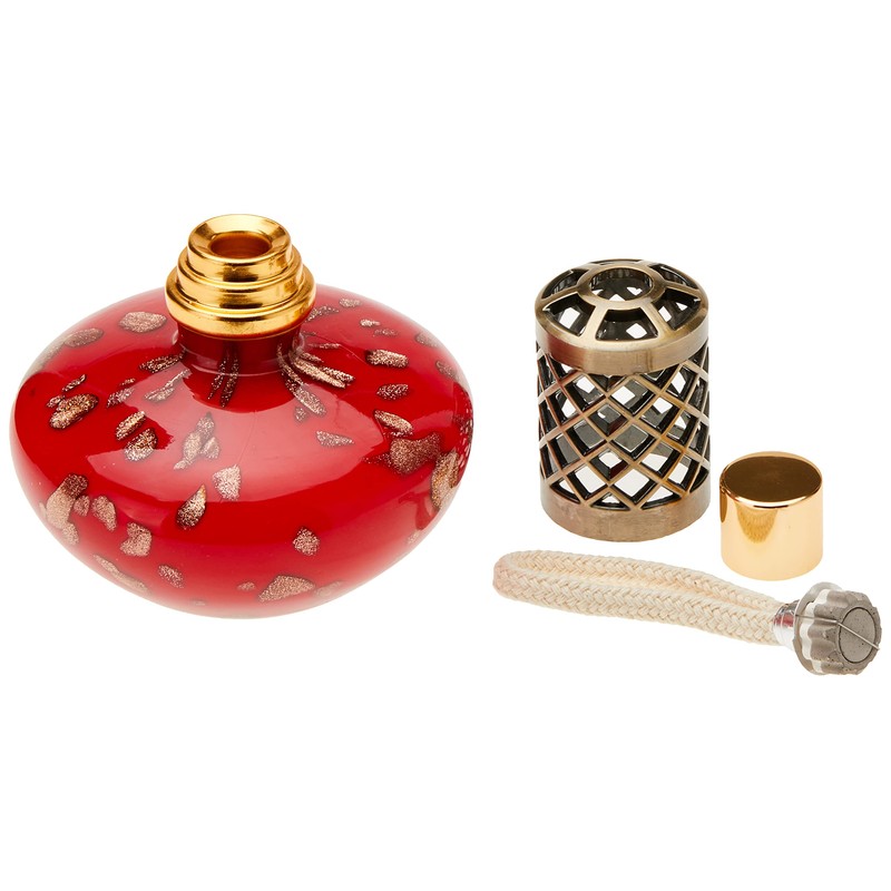 Duftlampe 'Imperial Treasure' rot/gold 12cm