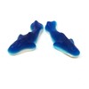 CrazyOutlet Baby Sharks Gummy Candy, Blue Raspberry Marshmallow Bulk Pack,