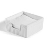 Mikasa Italian Countryside Napkin Holder With Napkins, White