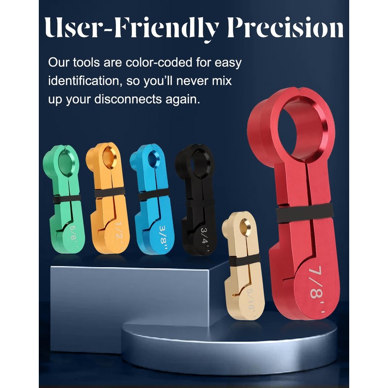 GallopMax Fuel Line Disconnect Tool Set with Fuel and AC