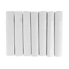 Mens Handkerchiefs 100% Cotton Boxed Hankies Hankys Mens Quality Gift 6/7 Pack (7, White)