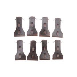 Brick Hangers Brick Hook Hanging Wall Brick Hanger 8 Pieces Brick Hook Clips Steel Brick Hanger Suitable for Standard Size Bricks 2 1/4 Inch to 2 3/8 Inch in Height