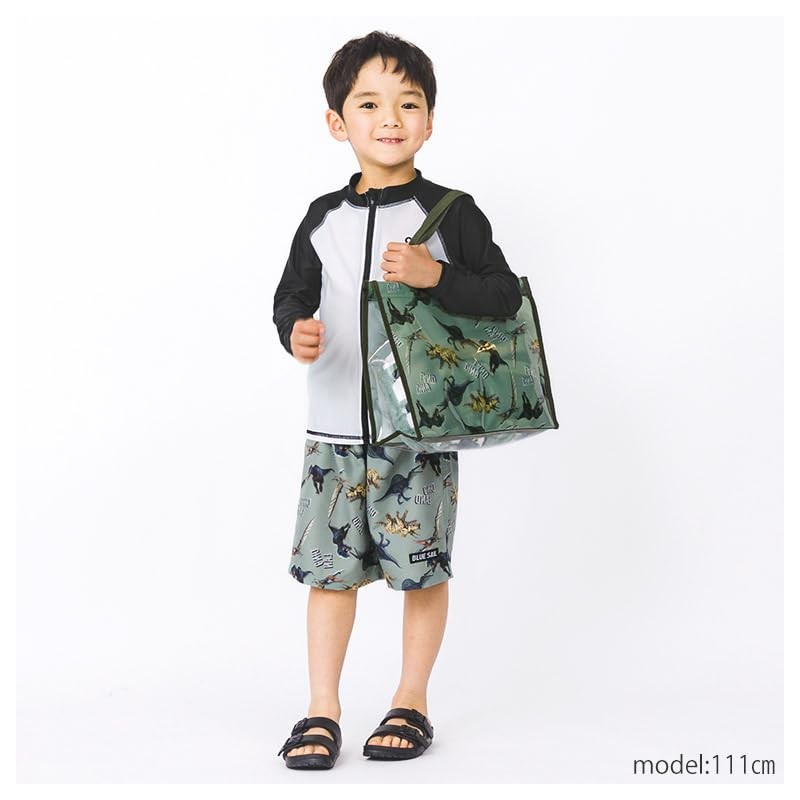 Bluesail Garment Bag, Pool Bag, D: Realistic Dinosaur/Blue