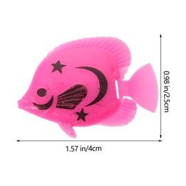 TINKSKY 10pcs Plastic Artificial Moving Floating Ornament Decorations for Aquarium Fish Tank (Random Color Pattern)