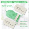 Microwavable Therapy Mittens Lavender Hand Warmer Gloves with Arthritis Compression,Moist