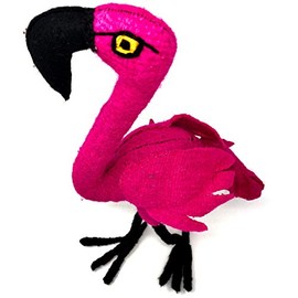 Pink Flamingo Doll House Decoration