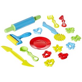 Happy People - Vegetables with Chopping Board - Baking Set with Rolling Pin / Cookie Cutters