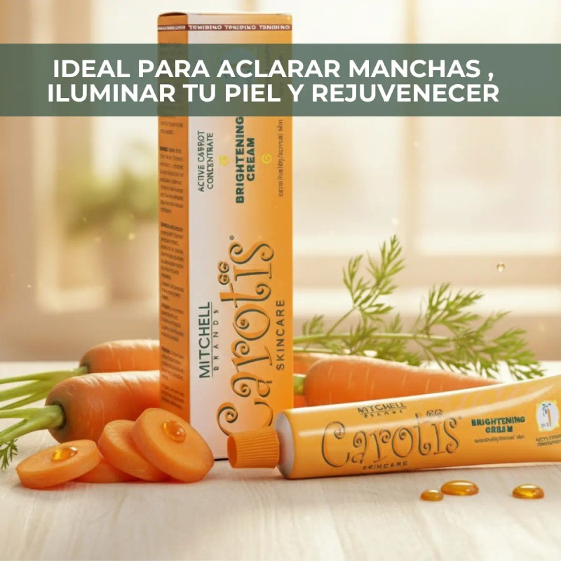 Crema Facial Carotis Hidratante Zanahoria Piel Sensible Seca 50g