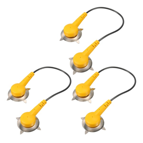 sourcing map ESD Grounding Cable Cord with Paw 15cm/5.91 Inch