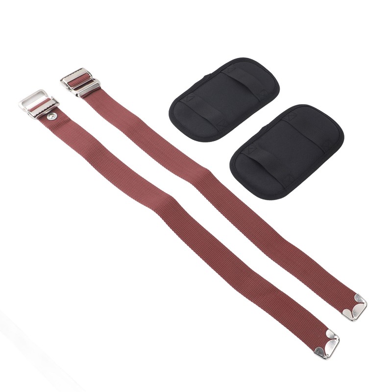 2PCS Drywall Stilt Protective Comfortable Adjustable Stilt Leg Straps Padded