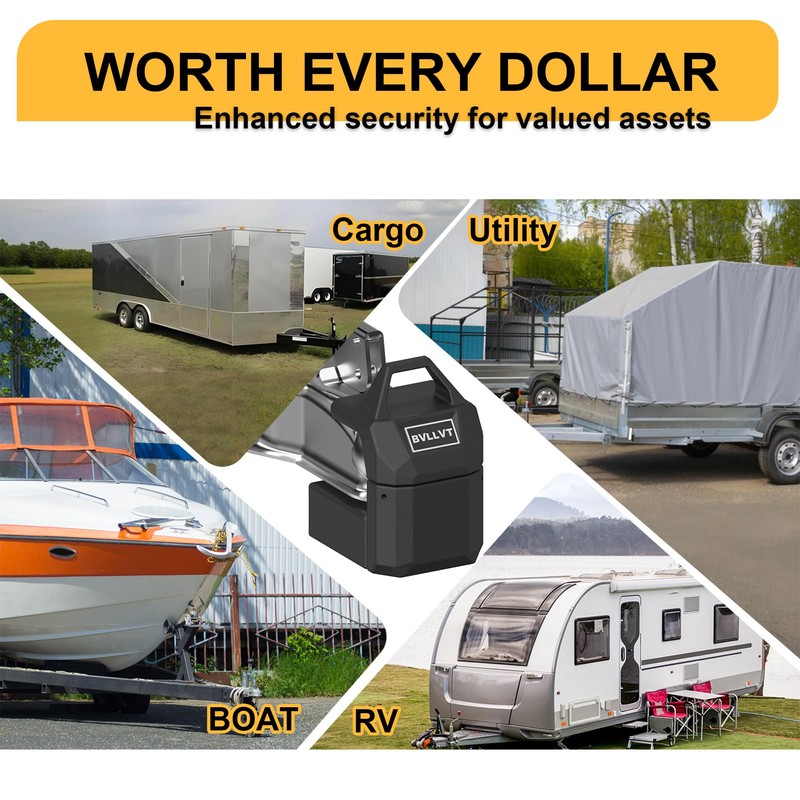 BVLLVT Heavy Duty Trailer Hitch Lock for 2 5/16" Ball