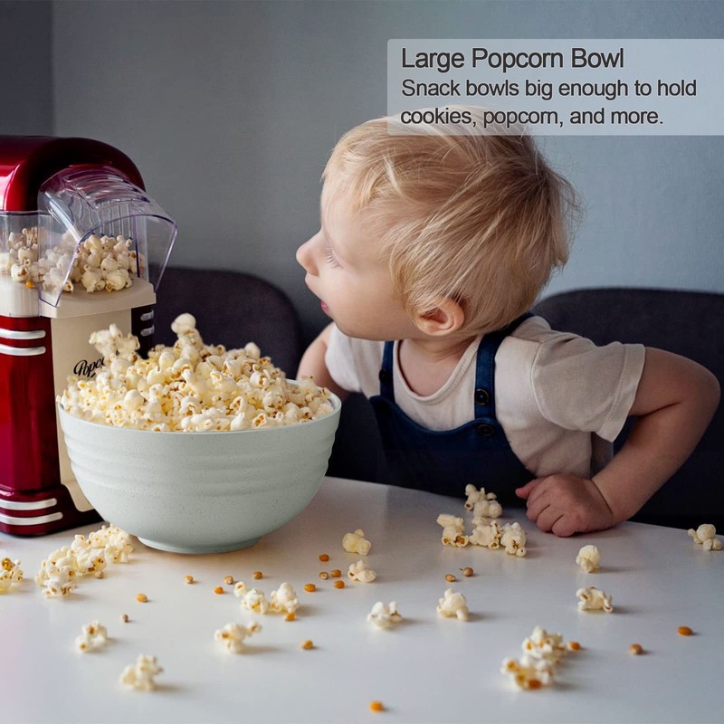 Homestockplus 【Non Ceramic】 68 Oz Salad Bowls,Large Serving Bowls 6