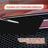 3PCS Matte Black Cut Your-Own Emblem Overlay DIY Decals for