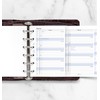 Filofax Pocket 24-68245 Year Planner Vertical (German) 2024, White