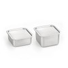 EVERSTEN CuBE Medium 2PCS Set 1000ml 650ml Stainless Steel Food