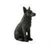 JFSM INC. 3.5" Black German Shepherd Dog Sitting Up Figurine
