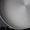 Aluminum Alloy Braiser Multifunction Induction Cooking Fry Pan with Dual