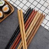 HuaLan Japanese Natural Wood Chopsticks Set, Reusable Classic Style Chopsticks