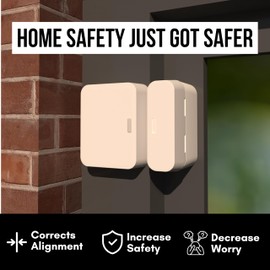 Simplisafe Entry Sensor Magnet Risers | Contact Sensor Spacers with 3M Adhesive | Easy Install for All Simplisafe Security Systems (1 inch - 5 Pack)