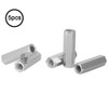 5pcs Long Hex Coupling Nut Threaded Connecting Cap Joint Nut