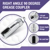 Grease Gun Tips Accessory 9PCS Kit, Includes 2pcs Grease Needle