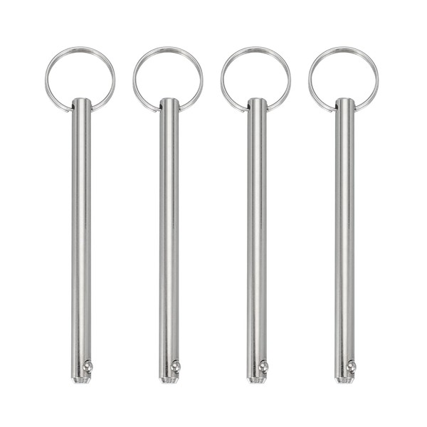 MECCANIXITY Quick Release Pins, Dia 5/16"(8mm) Usable Length 3.66"(93mm) Total