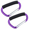 JIALEEY Strong Large Durable Buggy Carabiner Stroller Hooks Mummy Clip