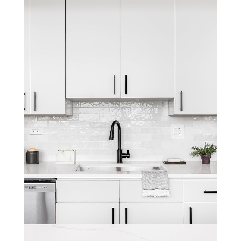 Essentra Home White Marble Kitchen Sponge Holder, Modern Kitchen Sink