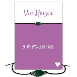 Glücksschmiedin - Gemstone Bracelet Healing Stone with Gold Beads Locally Handmade, Gemstone, Jade