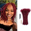 Coriario BUG# Dreadlock Extensions Human Hair Loc 8 Inch 60