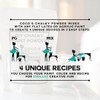 Coco's Chalky Powder Paint Additive, Non-Toxic, 4 Recipe Types, Quart