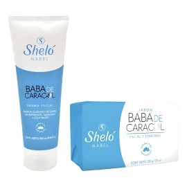 Pack Crema Facial Baba Caracol Jabon Shelo Nabel