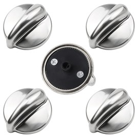 AMI PARTS Fit for G-E Profile Stove Knobs WB03K10303 Gas Stove Knobs Replacements - (Not Universal) Surface Burner Control Knob Replace WB03K10208, AH3486484, EA3486484, 1810427 5-Pack