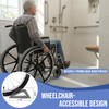 Jobon Shower Threshold Water Dam Guard- (67 Inch) Collapsible Silicone