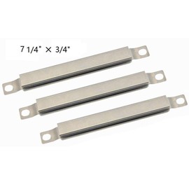 Hongso - Quemador Cruzado de Acero Inoxidable de Repuesto para Modelos selectos de Parrilla de Gas por Centro, Charbroil y Otros 7 1/4 (Paquete de 3)