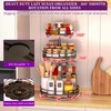 Heavy-Duty 3-Tier Lazy Susan Organizer, Adjustable to Different Heights, Countertop