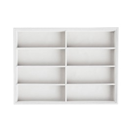 Frebeauty Sunglass Organizer,Velvet Glasses Organizer,8-Slot Sunglasses Tray for Drawer, Men's/Women's Sunglasses Box, Glasses Holder for Watch Stackable Eyeglass/Eyewear Display Tray(White)