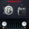 SHENKENUO For 1994-2009 Dodge Ram 2500 2PCS Bumper Led Fog