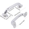235mm Boat Handle 316 Stainless Steel Polishing Door Handrail for