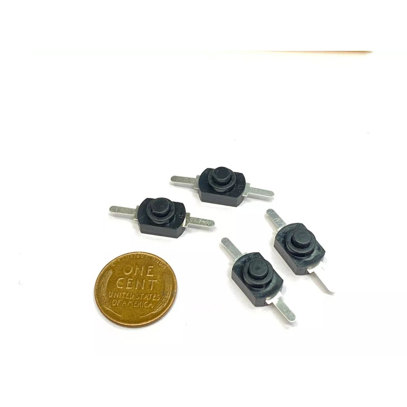 endlessparts 12 Pieces Latching push button switch flashlight torch mini
