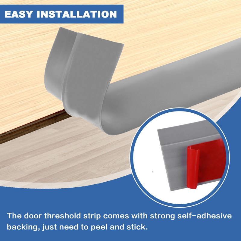 Vinyl Door Threshold Flooring Transition Strip Self Adhesive Carpet Edging
