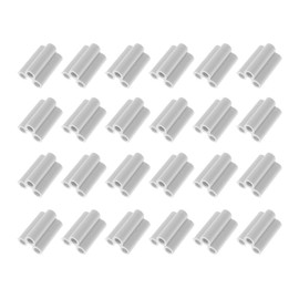 ZYAMY 24pcs T8 T5 LED Lamp Connector, 21mm Double End 3Pin Fmeale Adapter Connector for LED Lamp Holder Socket Fittings with Cables