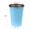 QWORK Pint Cup 17.6 oz 304 Stainless Steel Cups -