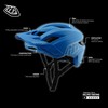 Troy Lee Designs FLolewline MIPS Helmet, Point Cobalt/Blue, XS/S